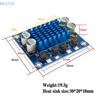 Best3c บอร์ดขยายเสียงสเตอริโอดิจิทัล TPA3110 XH-A232 30W+30W 2.0 ช่องทาง