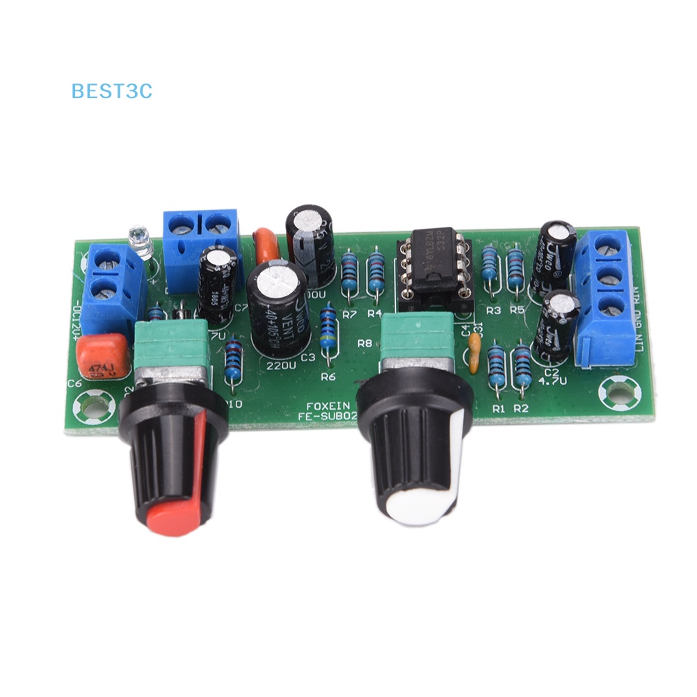 best3c-dc-12v-24v-บอร์ดพรีแอมป์กรองซับวูฟเฟอร์-ne5532-ขายดี