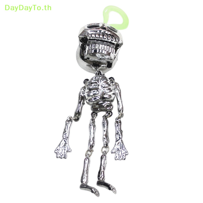 daydayto-พวงกุญแจ-จี้ตุ๊กตากะโหลกดึงเชือก-ขนาดเล็ก-สร้างสรรค์-สําหรับตกแต่งกระเป๋าเป้สะพายหลัง-ปาร์ตี้ฮาโลวีน