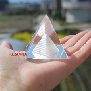 Alisond1 โมเดลฟิกเกอร์พีระมิดคริสตัล 3D สไตล์อียิปต์โบราณ สําหรับตกแต่งบ้าน