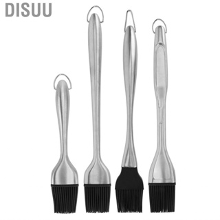 Disuu Silicone Brush Stainless Steel Handle High Temperature Resistant BBQ Oil