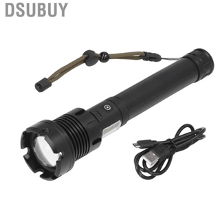 Dsubuy Cutting Head Bright Flashlight 8000lm IP65  Zoomable 2 Light Colors