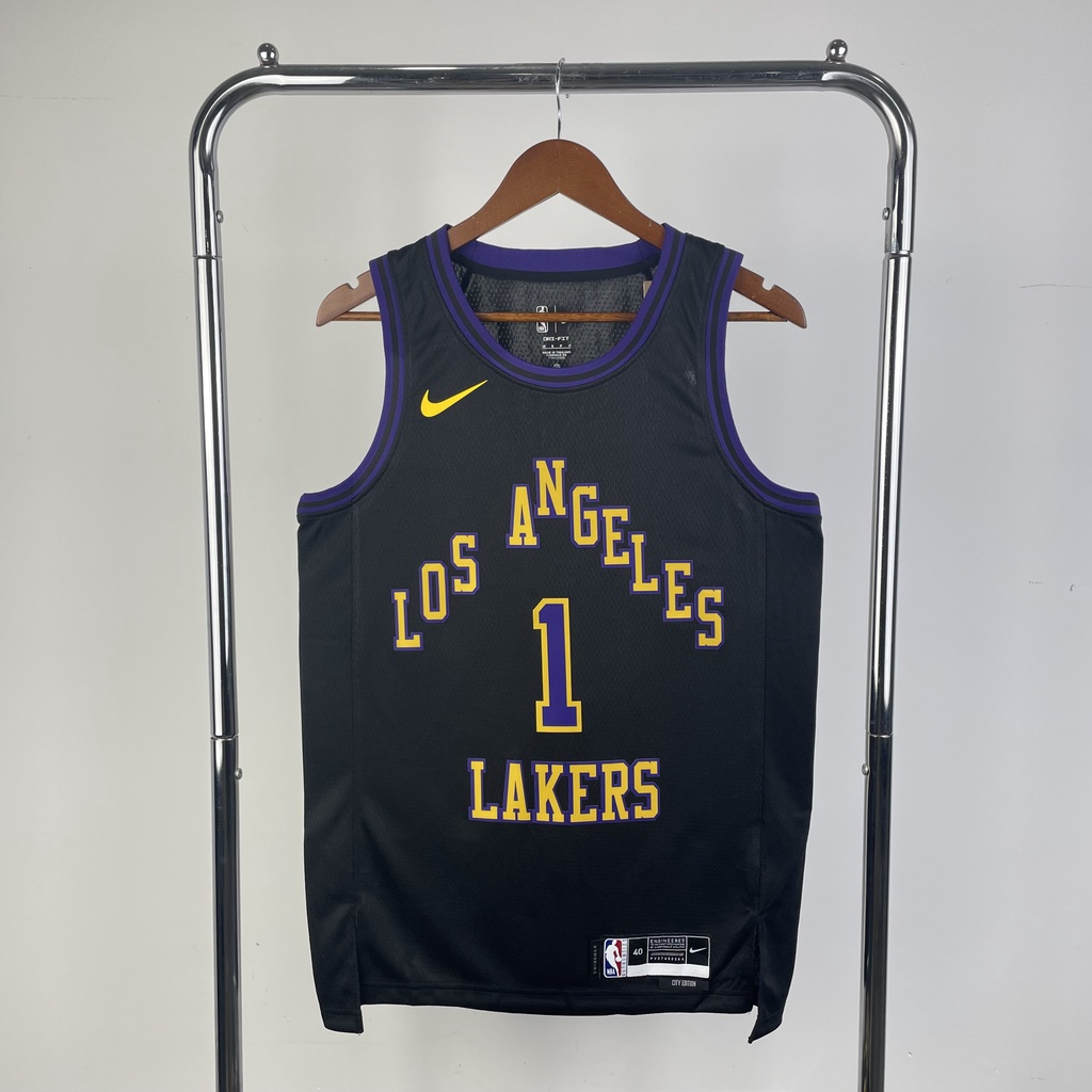 เสื้อกีฬาบาสเก็ตบอล-ทีม-lakers-เบอร์-6-สีดํา-ฤดูกาล-23-24-15-เสื้อกล้าม-เสื้อกีฬา-แบบกด-สําหรับผู้ชาย