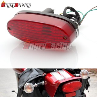 ไฟท้ายรถจักรยานยนต์ 12V สําหรับ Yamaha Drag Star 400 DS 400 DS400 Kawasaki ZR250 Balius