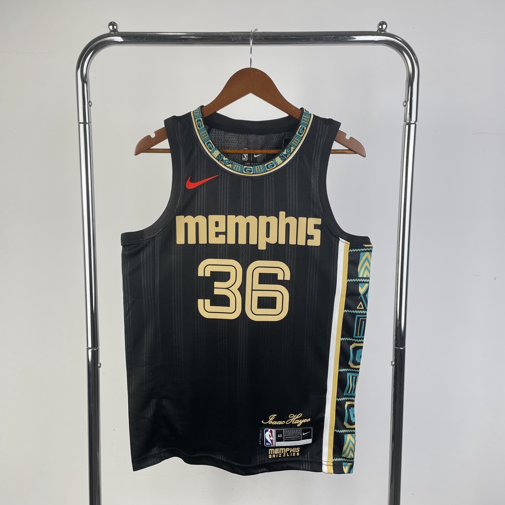 เสื้อกีฬาบาสเก็ตบอล-no-36-jersey-memphis-grizzlies-สีดํา-36-เสื้อกล้าม-เสื้อกีฬา-แบบกด-สีฟ้า-สําหรับผู้ชาย