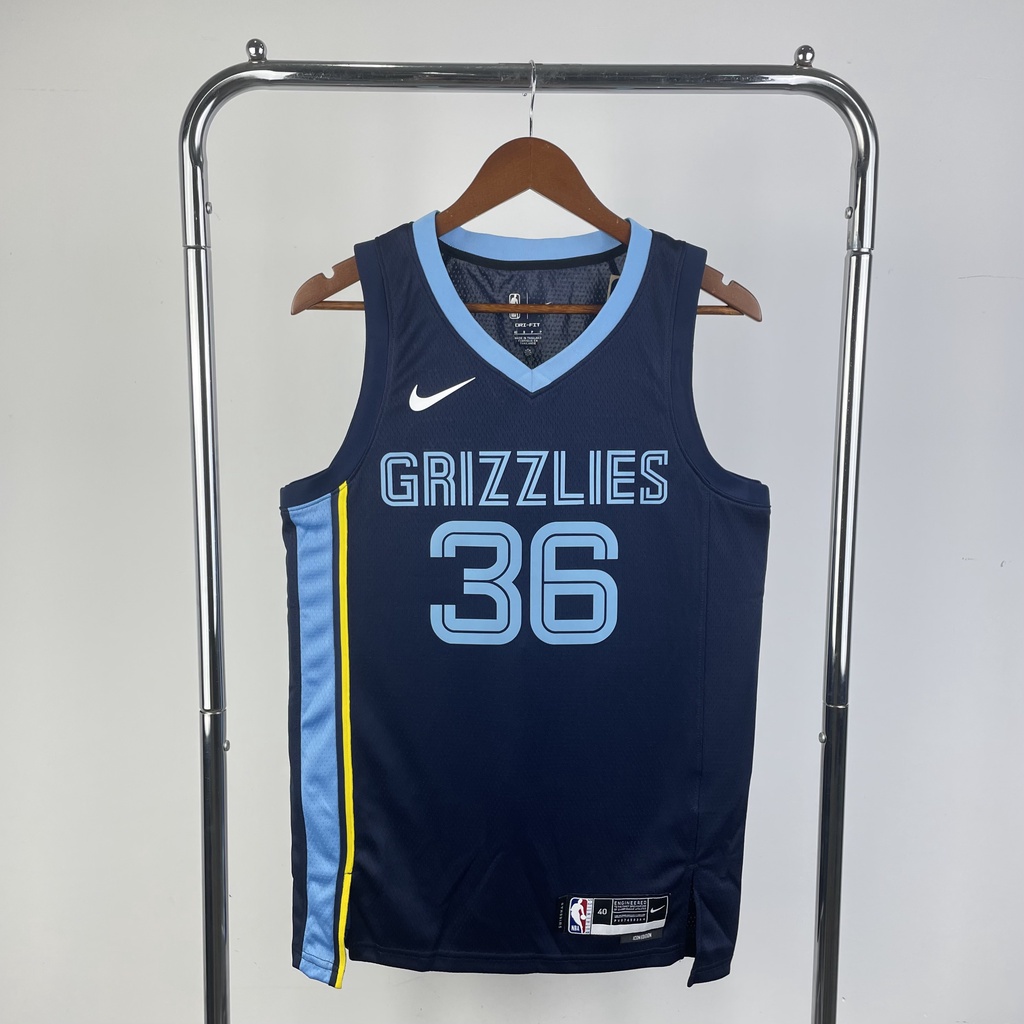 เสื้อกีฬาบาสเก็ตบอล-no-36-jersey-memphis-grizzlies-สีดํา-36-เสื้อกล้าม-เสื้อกีฬา-แบบกด-สีฟ้า-สําหรับผู้ชาย