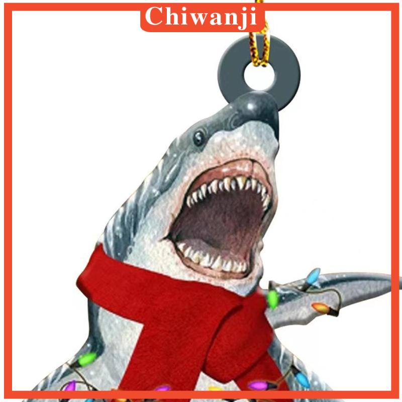 chiwanji-จี้ฉลามน่ารัก-สําหรับแขวนตกแต่งต้นคริสต์มาส-ห้องนั่งเล่น