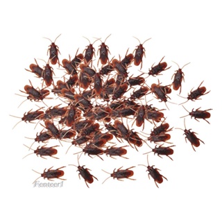 [Fenteer1] ของเล่นแมลงสาบปลอม ของขวัญวันฮาโลวีน สําหรับเด็ก 100 ชิ้น