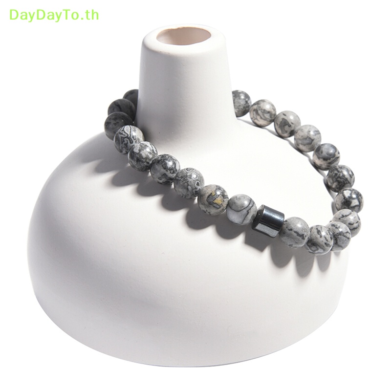 daydayto-สร้อยข้อมือลูกปัดหินลาวาธรรมชาติ-8-มม-ยืดหยุ่น-สําหรับผู้ชาย-ผู้หญิง-เล่นโยคะ-th