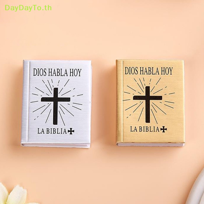 daydayto-พวงกุญแจกระดาษ-รูปพระเยซู-คัมภีร์ไบเบิล-dios-habla-ขนาดเล็ก-ของขวัญ-สําหรับตกแต่งบ้าน
