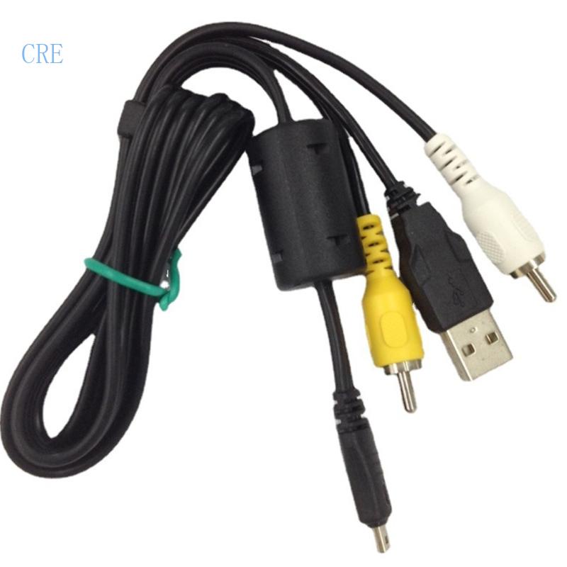 cre-uc-e6-กล้องมินิ-8-พิน-usb-สายเคเบิลข้อมูล-พร้อมวิดีโอ-av-rca-มัลติฟังก์ชั่น-สําหรับ-coolpix-fuji-panasonic