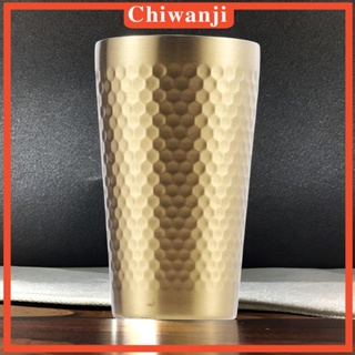 [Chiwanji] แก้วกาแฟสเตนเลส มีฉนวนกันความร้อน ใช้ซ้ําได้ 260 มล. สําหรับบ้าน คาเฟ่ บาร์ ห้องครัว ท่องเที่ยว