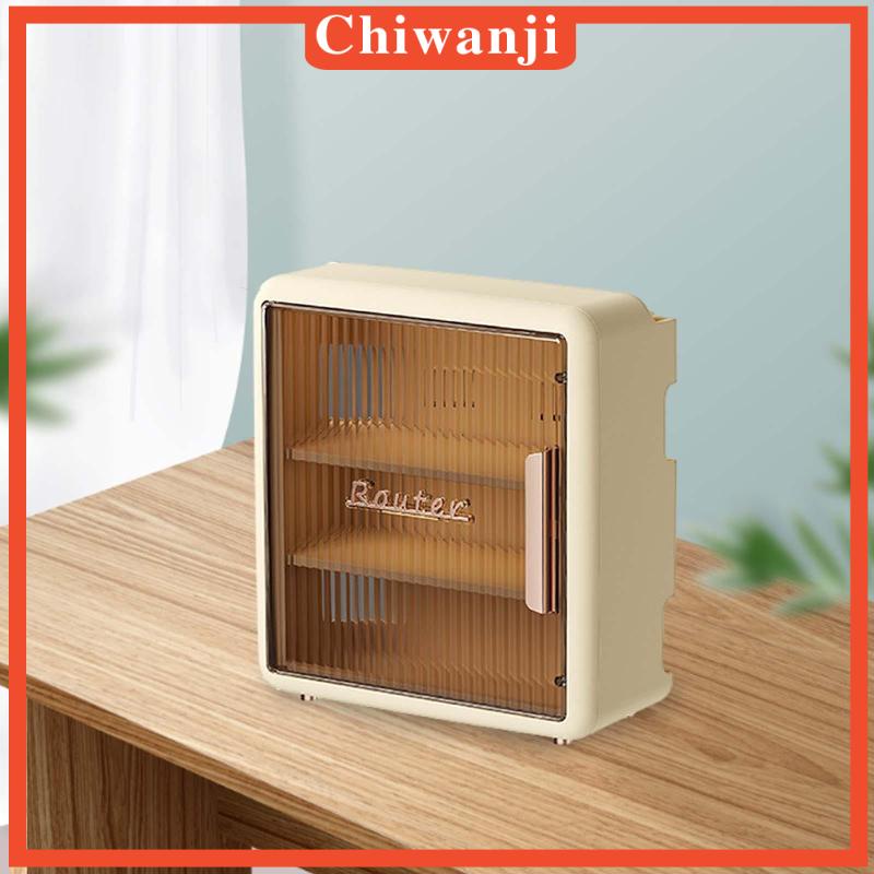 chiwanji-เคสชั้นวางเราน์เตอร์-เราน์เตอร์-จัดระเบียบโต๊ะ-สําหรับเราเตอร์-ทีวี-สํานักงาน