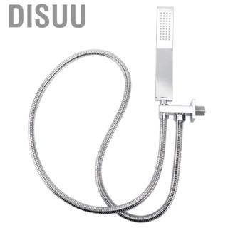 Disuu Thread G1/2 Wall Mount Copper Hand‑Held Shower Head Set with Hose Bracket Household Bathroom Toilet Accessory