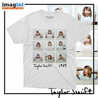 (แขนสั้นยอดนิยม) 【ใหม่】เสื้อยืด พิมพ์ลาย Taylor SWIFT 1989 สําหรับผู้ชาย และผู้หญิง S-5XL