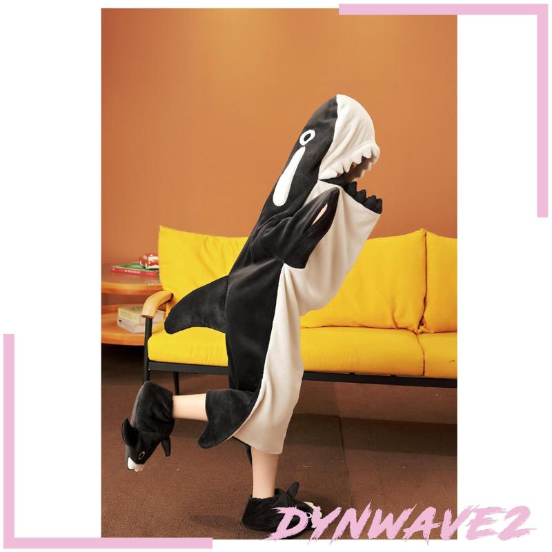 dynwave2-ถุงนอน-ผ้าห่ม-ผ้าสักหลาด-ลายฉลาม-สําหรับฉลอง-คอสเพลย์