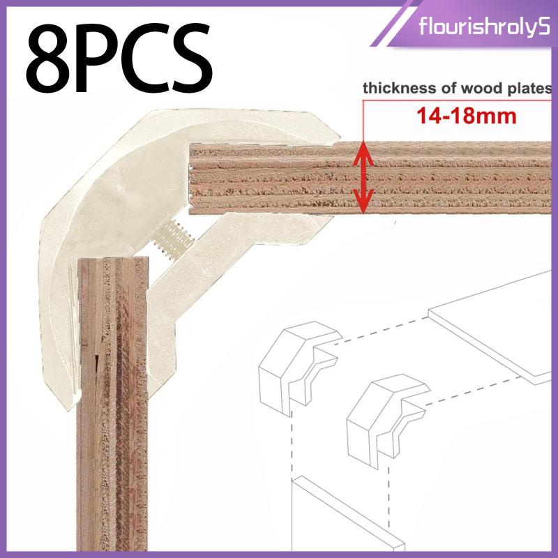 flourishroly5-อุปกรณ์แคลมป์เชื่อมต่อมุมขวา-90-องศา-สําหรับงานไม้-สวน-ออฟฟิศ-บ้าน-8-ชิ้น