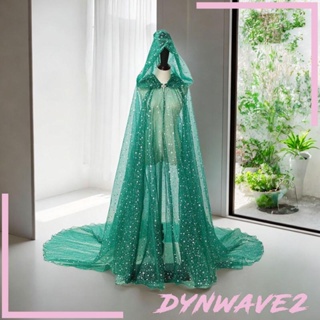 [Dynwave2] เสื้อคลุมเจ้าสาว มีฮู้ด ผ้าตาข่าย สําหรับผู้หญิง