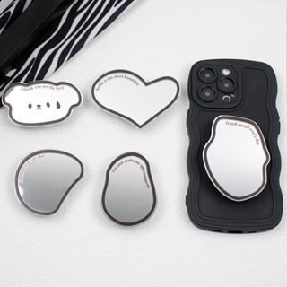 Hot Sale# ins personalized creative irregular airbag bracket Mirror phone bracket telescopic folding bracket portable 8cc