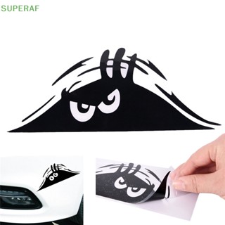 Superaf ใหม่ สติกเกอร์ไวนิล ลายมอนสเตอร์ตลก สําหรับติดตกแต่งผนังรถยนต์