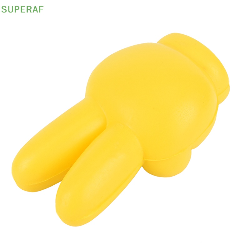 superaf-ขายดี-ท็อปเปอร์เสาอากาศรถยนต์-eva-รูปชัยชนะน่ารัก-สีเหลือง