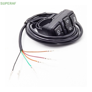 Superaf สวิตช์ไฟเลี้ยว DK336 สําหรับรถจักรยานยนต์ สกูตเตอร์ไฟฟ้า