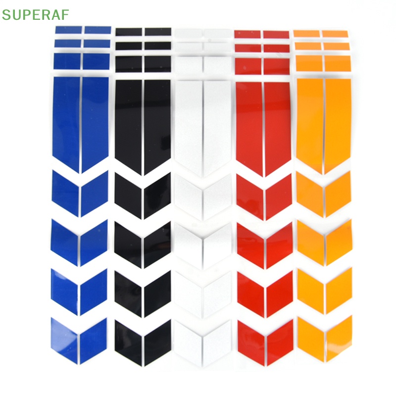 superaf-สติกเกอร์สะท้อนแสง-กันน้ํา-สําหรับติดตกแต่งล้อรถยนต์-รถจักรยานยนต์-ขายดี