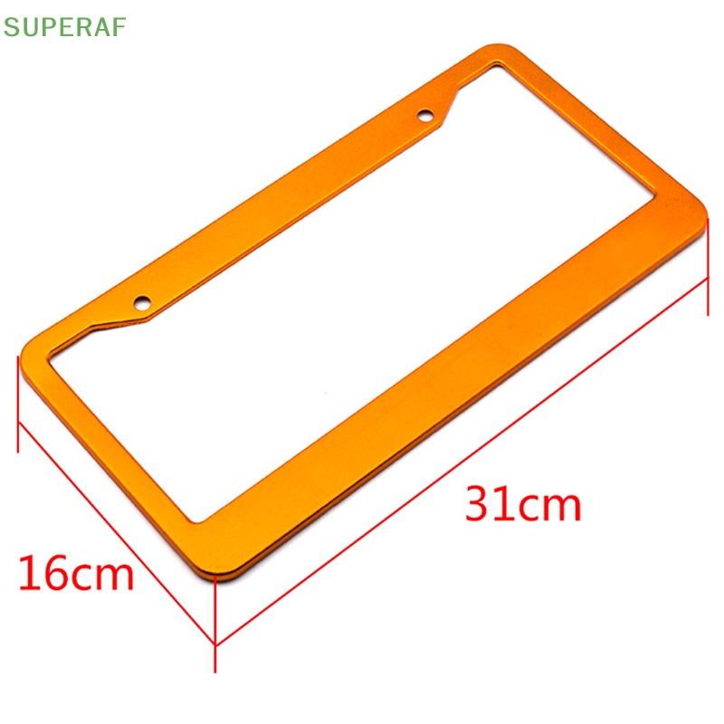 superaf-ขายดี-กรอบป้ายทะเบียนรถยนต์-อะลูมิเนียม-us-อุปกรณ์เสริม-สําหรับรถยนต์-1-ชิ้น