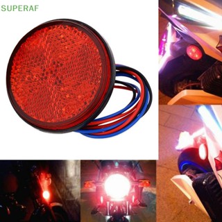 Superaf ไฟท้าย ไฟเบรก ไฟมาร์กเกอร์ LED ทรงกลม สําหรับรถบรรทุก รถพ่วง