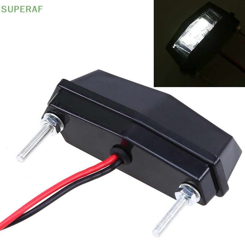 superaf-ไฟท้าย-led-3-ดวง-ขนาดเล็ก-สําหรับติดป้ายทะเบียนรถมอเตอร์ไซค์