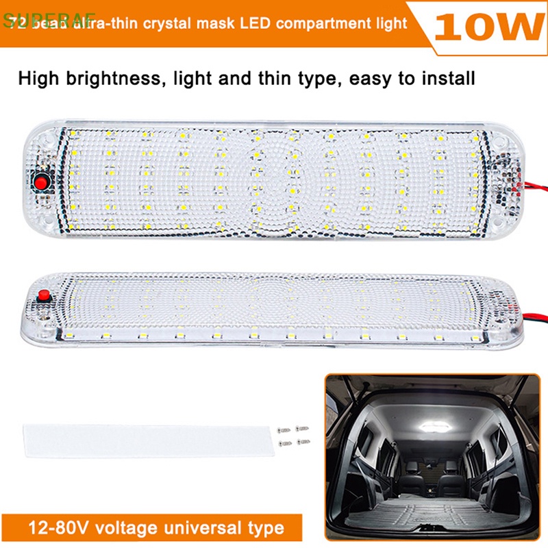 superaf-แผงไฟอ่านหนังสือ-led-72-ดวง-ความสว่างสูง-สําหรับติดตกแต่งภายในรถยนต์-ขายดี