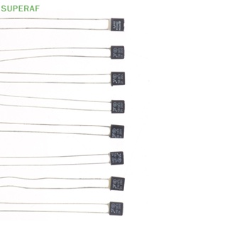 Superaf ขายดี สวิตช์ฟิวส์ความร้อน 250V RH 2A 85-160 องศาเซลเซียส 10 ชิ้น