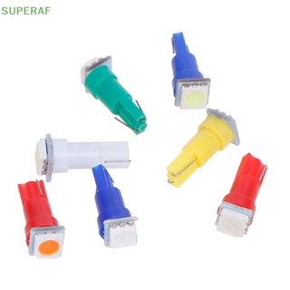 Superaf ขายดี หลอดไฟ LED T5 5050 24V DC สําหรับรถยนต์ 50 ชิ้น