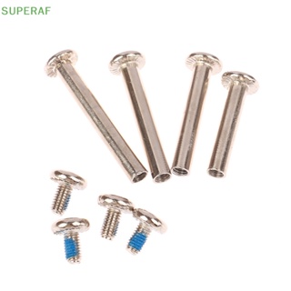 Superaf ขายดี สกรูสเตนเลส อุปกรณ์เสริม สําหรับกระเป๋าเดินทาง 4 ชุด