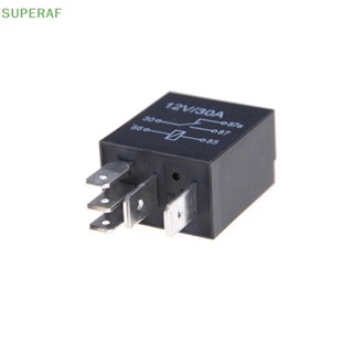 Superaf DC 12V 5 Pins 30A รีเลย์เปลี่ยนยานยนต์ รถยนต์ จักรยาน ขายดี