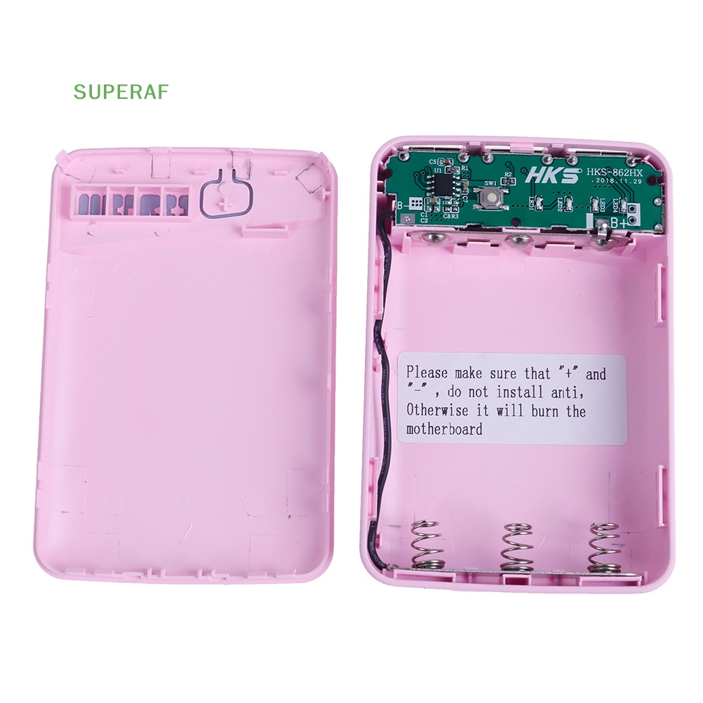 superaf-เคสพาวเวอร์แบงค์-3-usb-3x-18650-diy-ขายดี