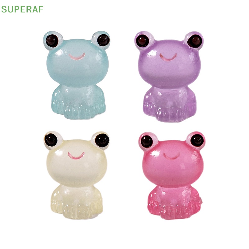 superaf-กบเรซิ่นเรืองแสง-ขนาดเล็ก-สําหรับตกแต่งบ้าน-5-ชิ้น