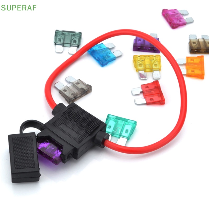 superaf-กล่องฟิวส์ใบมีดมาตรฐาน-กันกระเด็น-5-10-15-20-25-30a-สําหรับรถยนต์