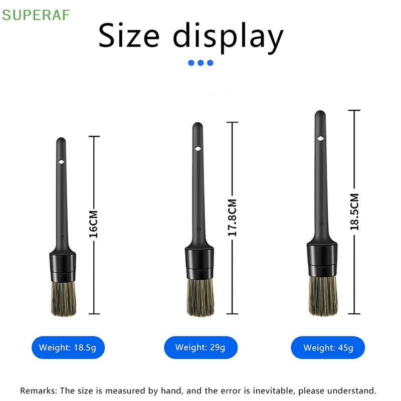 superaf-ชุดแปรงทําความสะอาดรถยนต์-ขนแปรงนิ่ม-ยาว-อุปกรณ์เสริม-สําหรับล้างล้อแดชบอร์ด-1-3-ชิ้น