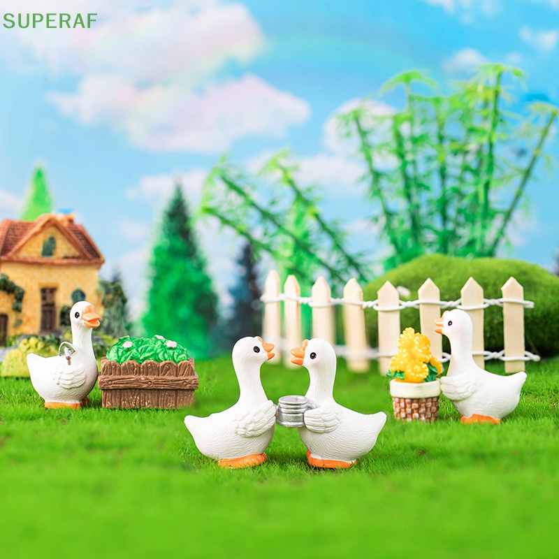 superaf-ตุ๊กตาห่าน-ขนาดเล็ก-diy-อุปกรณ์เสริม-สําหรับตกแต่งบ้าน-โต๊ะทํางาน-รถยนต์-ของขวัญ