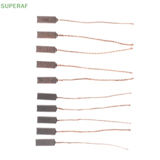 Superaf ขายดี แปรงคาร์บอน กําเนิดไฟฟ้ากระแสสลับ 4*6*17 มม. สําหรับรถยนต์ 10 ชิ้น