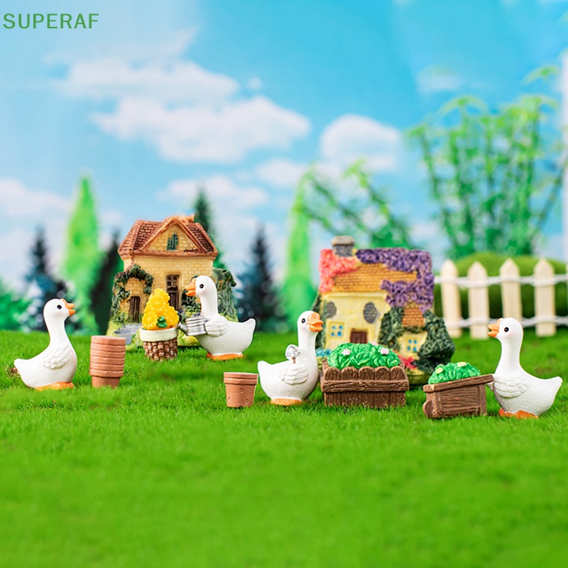 superaf-ตุ๊กตาห่าน-ขนาดเล็ก-diy-อุปกรณ์เสริม-สําหรับตกแต่งบ้าน-โต๊ะทํางาน-รถยนต์-ของขวัญ