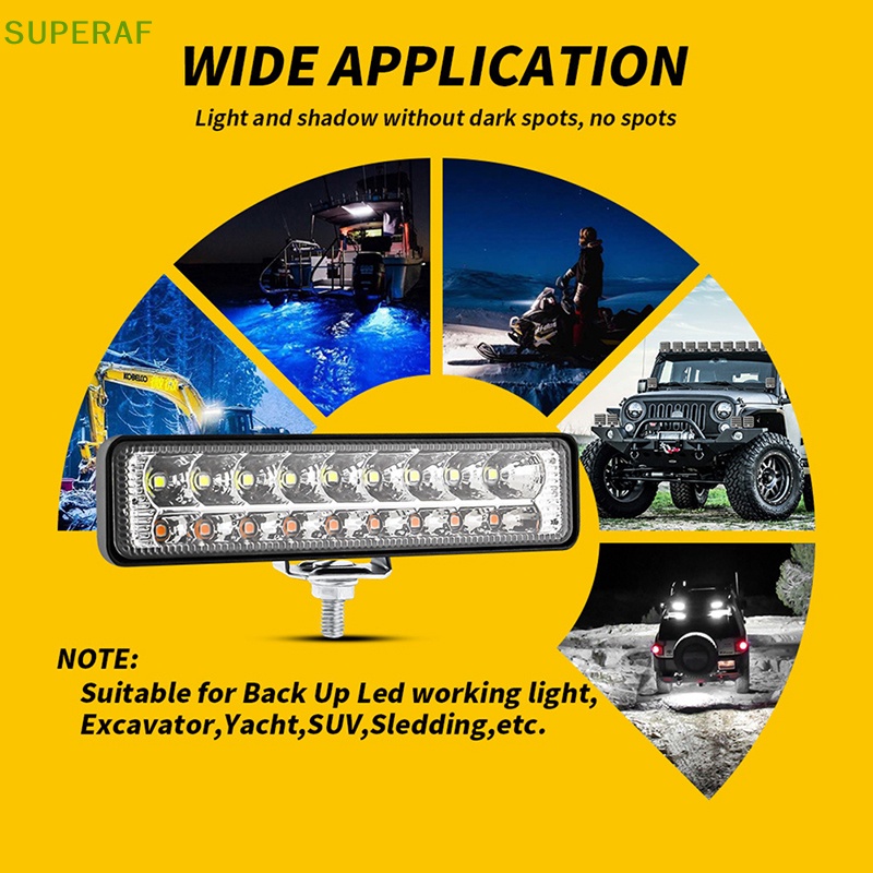 superaf-โคมไฟสปอตไลท์-led-54w-6-นิ้ว-สําหรับรถยนต์-atv-suv