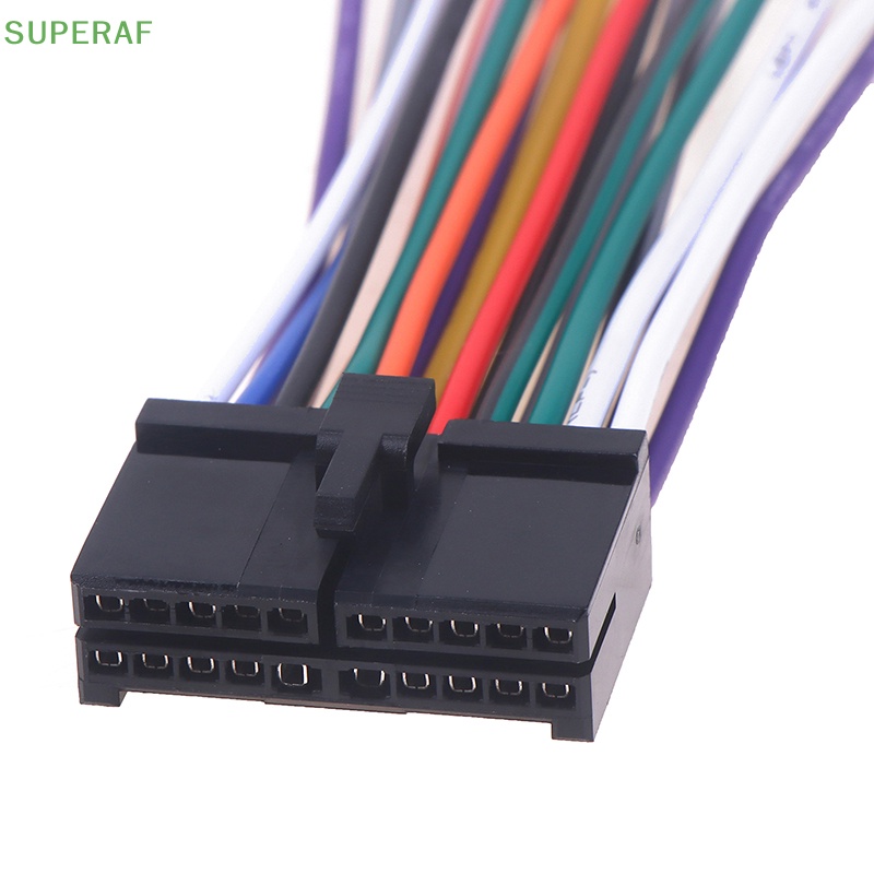 superaf-ขายดี-อะไหล่สายไฟเชื่อมต่อวิทยุรถยนต์-20pin-cd