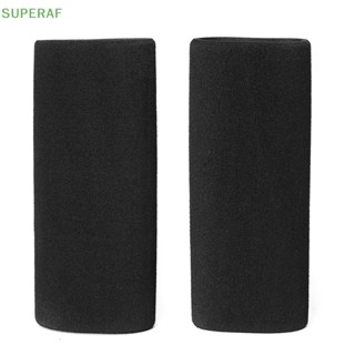 Superaf ขายดี ปลอกแฮนด์มือจับ กันลื่น กันสั่น ใส่สบาย สําหรับรถจักรยานยนต์ 2 ชิ้น