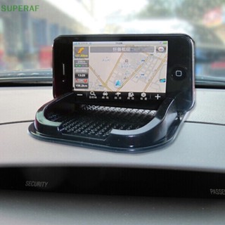 Superaf แผ่นกันลื่น GPS อุปกรณ์เสริม สําหรับวางโทรศัพท์มือถือในรถยนต์