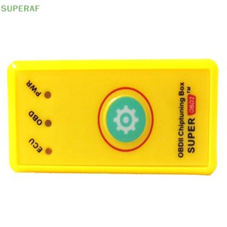 Superaf Super OBD2 ECU กล่องชิปจูนเนอร์ ปุ่มรีเซ็ต Superobd2 ประหยัดน้ํามันเชื้อเพลิง ECOOBD Nitro OBD 2 สําหรับอินเตอร์เฟซ Diesel Benzine OBDII