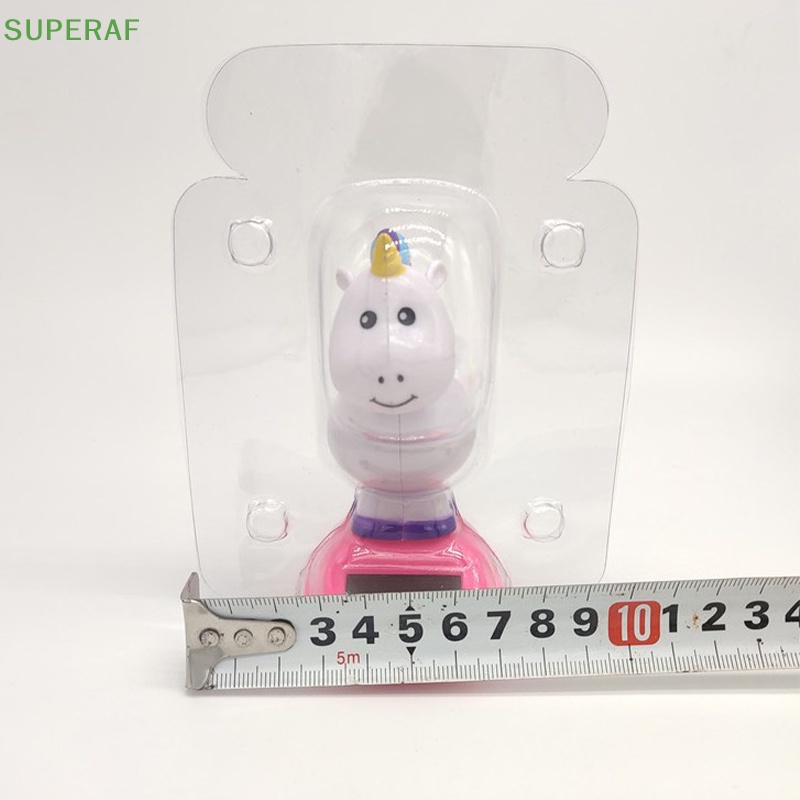 superaf-ตุ๊กตายูนิคอร์นเต้นรํา-พลังงานแสงอาทิตย์-อุปกรณ์เสริม-สําหรับตกแต่งรถยนต์-ขายดี