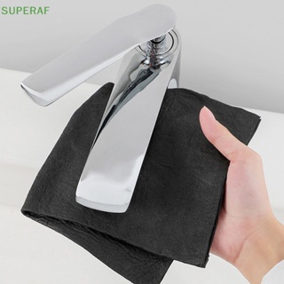 Superaf ผ้าเช็ดทําความสะอาดกระจก แบบหนา ใช้ซ้ําได้ สําหรับหน้าต่าง รถยนต์ ห้องครัว 1 ชิ้น