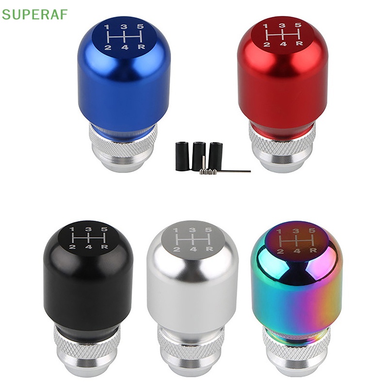 superaf-หัวเกียร์รถยนต์-อลูมิเนียมอัลลอย-ปรับความยาวได้-ยืดหดได้
